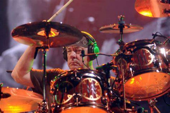 Image of Caption: Drummer, Neil Peart
