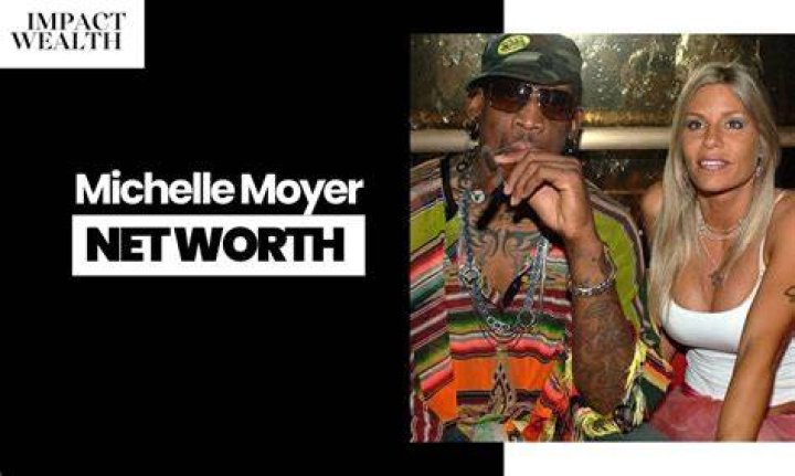 Image of Michelle Moyer with her husband Dennis Rodman along with thier kids