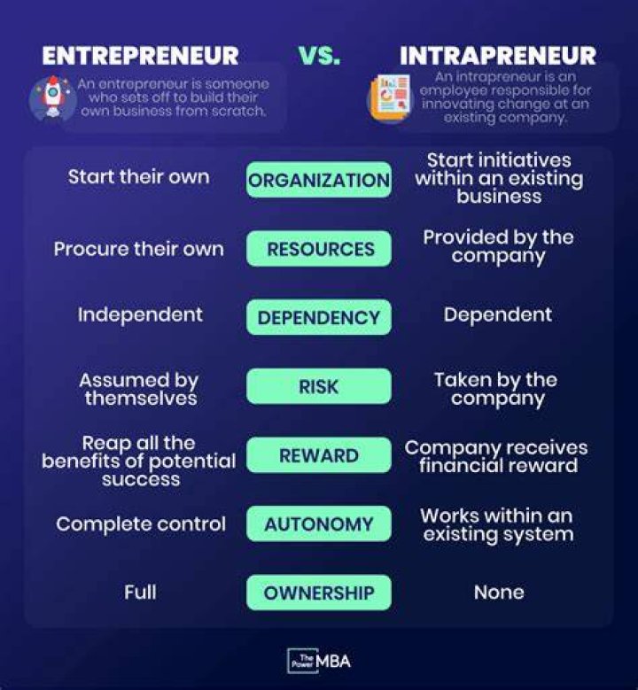 Intrapreneur Vs. Entrepreneur? Explained Doodle Folks