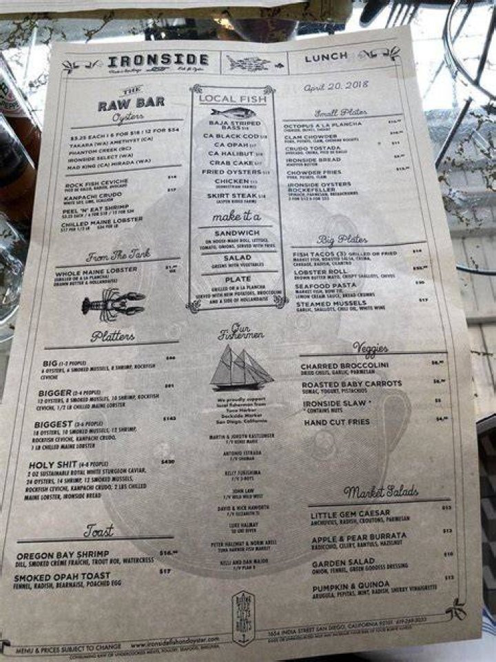 Ironside Fish & Oyster Restaurant Review Cond&eacute; Nast Traveler