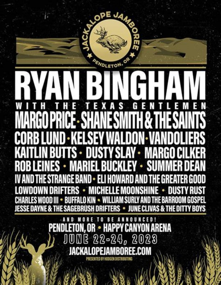 Jackalope Jamboree 2023 Shares Full Lineup Coming to Pendleton, Oregon