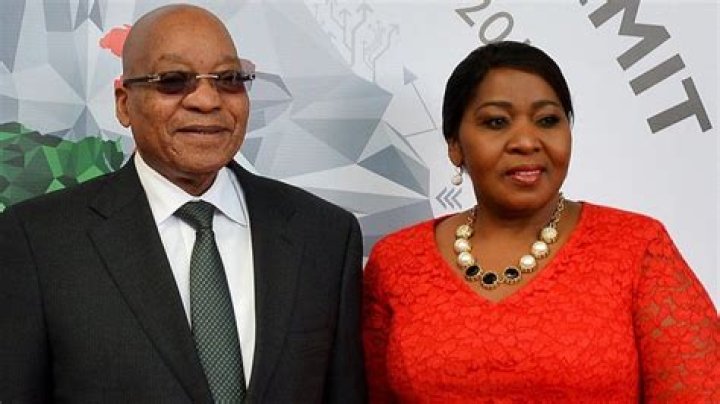 Jacob Zuma Gloria Bongekile Ngema Bongi Ngema during her wedding to