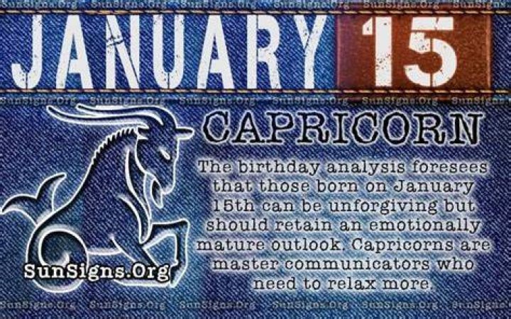 January 15 Zodiac Horoscope Birthday Personality ·