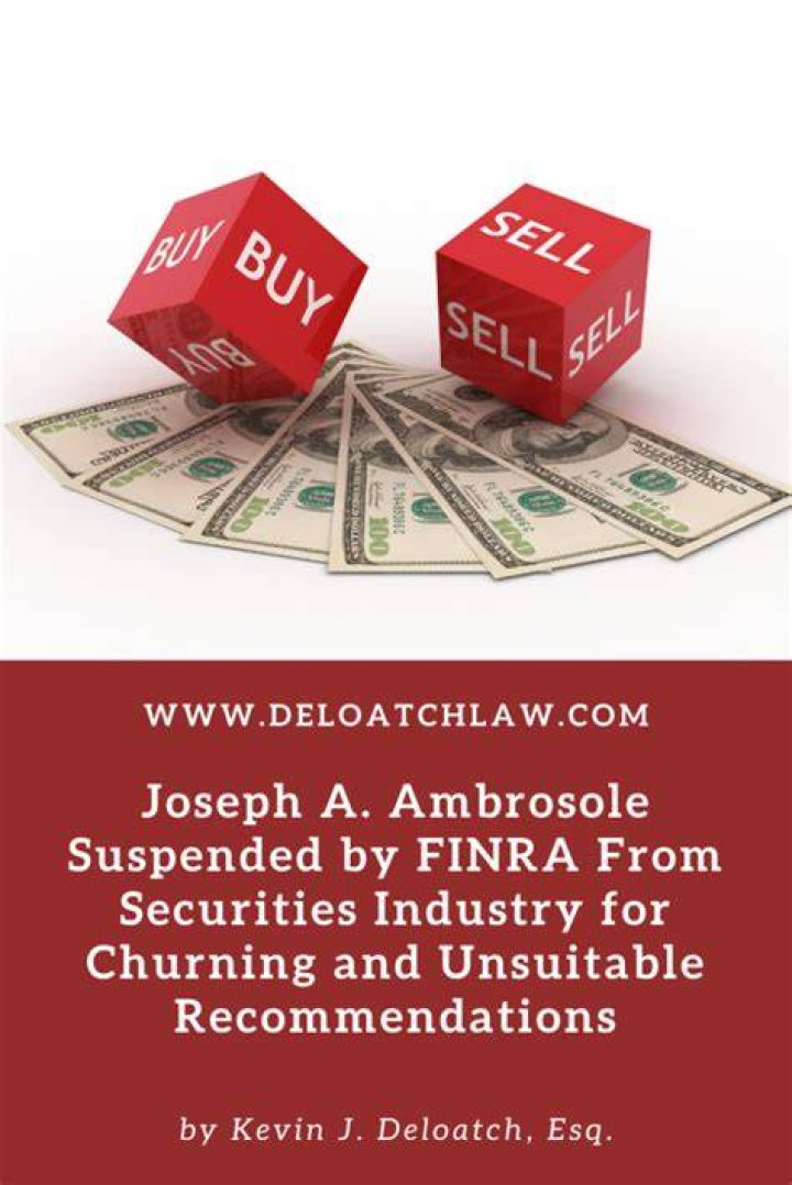 Joseph Ambrosole Suspended by FINRA From Securities Industry for
