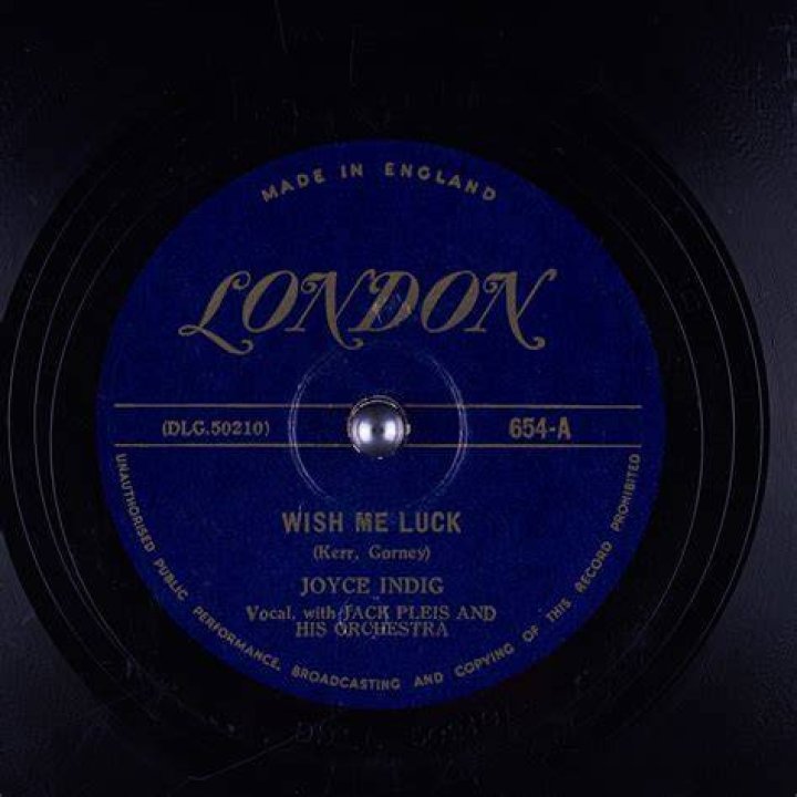Joyce Indig Wish Me Luck, 1950 YouTube