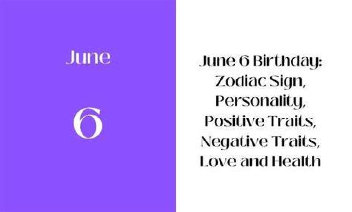 june 6 birthday