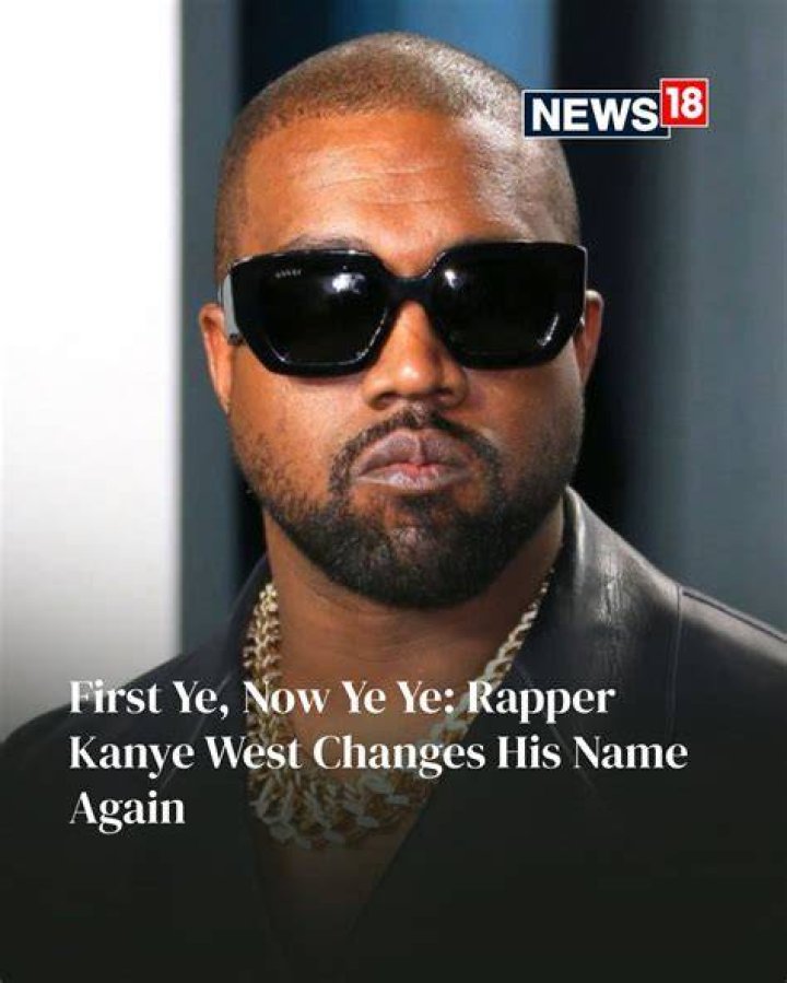 Kanye West files documents to legally change his name to 'Ye