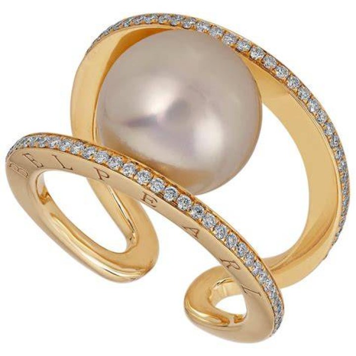 Kobe Akoya Sunrise Ring BELPEARL A PEARL LEGACY AKOYA, SOUTH SEA