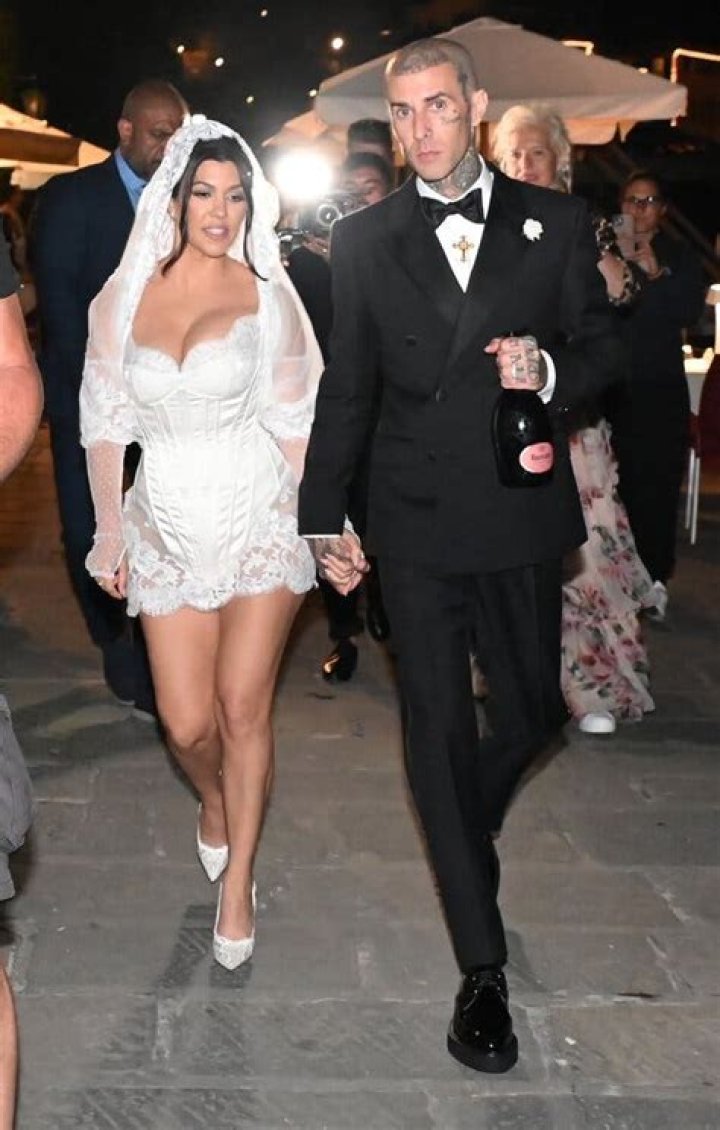 Kourtney Kardashian married for third time in lavish Italian wedding