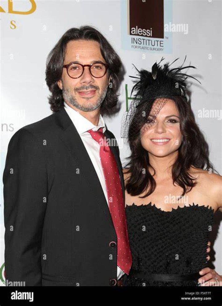 Lana Parrilla y Fred Di Blasio en el estreno de 'Mal&eacute;fica' Foto en