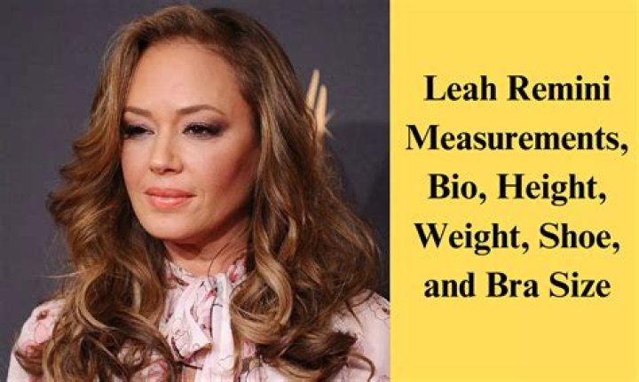 Leah Remini Bra Size, Age, Weight, Height, Measurements