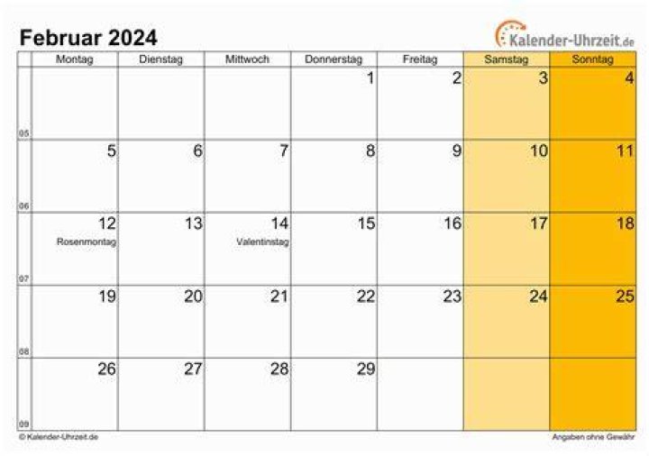 Lebensstil Februar 2024
