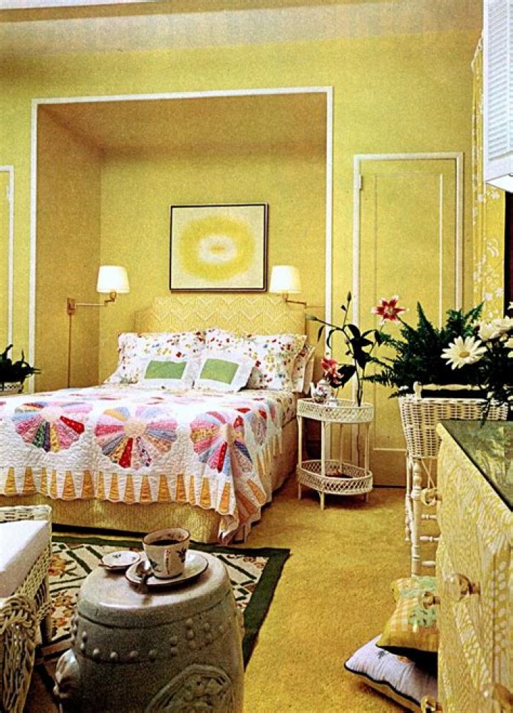 Lee Radziwill&rsquo;s 60s bedroom Beautiful houses interior, Lee radziwill