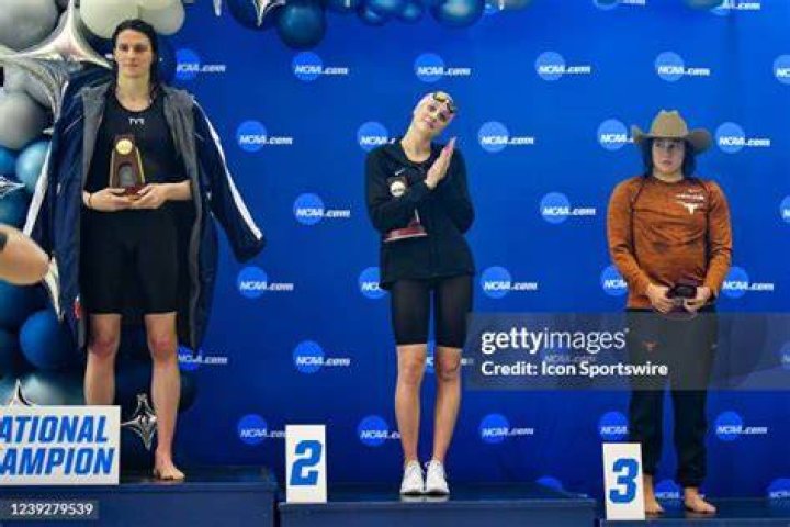 Lia Thomas Trophy Photo Should End the TransgenderAthlete Debate