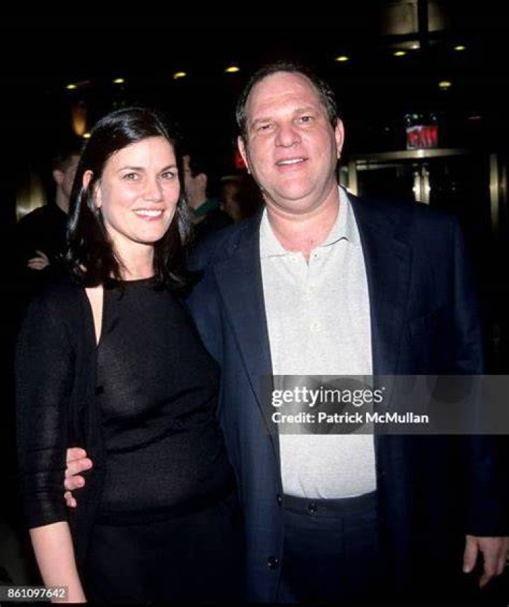 Linda Fiorentino and Harvey Weinstein during "Trainspotting" New York