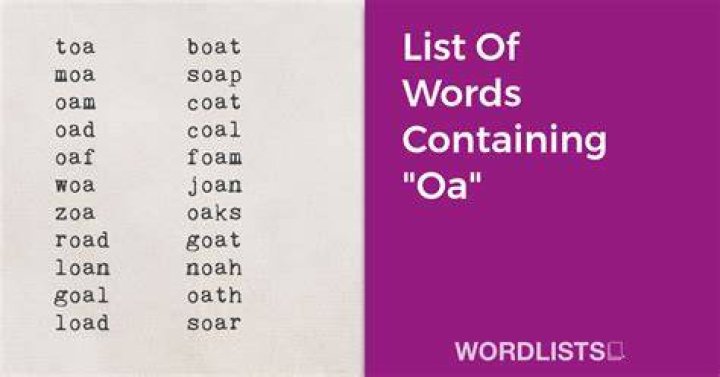 List of Words Containing 'ao'