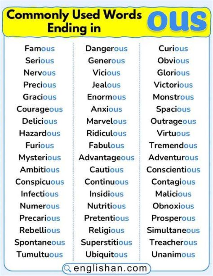 List of Words Ending With 'ouse'