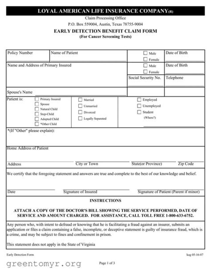 Loyal American Claim &equiv; Fill Out Printable PDF Forms Online