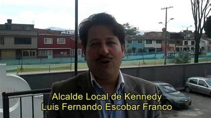 Luis Fernando Escobar Franco Alcalde Local de Kennedy en contexto YouTube
