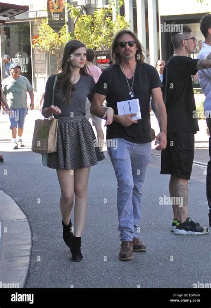 Lukas Haas shopping with his girlfriend at The Grove Featuring Lukas