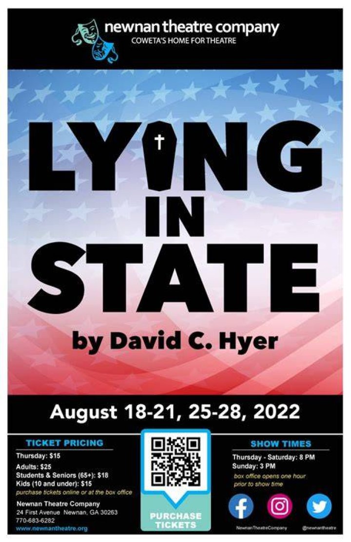 Lying in State &mdash; Newnan Theatre Company