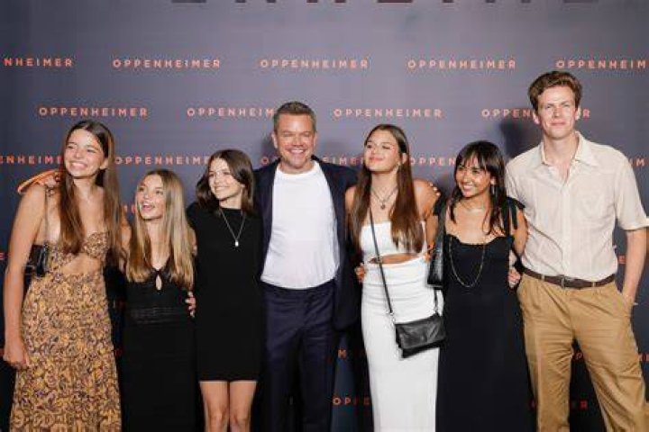 Matt Damon Brought 3 of His Daughters to the &lsquo;Oppenheimer&rsquo; Premiere