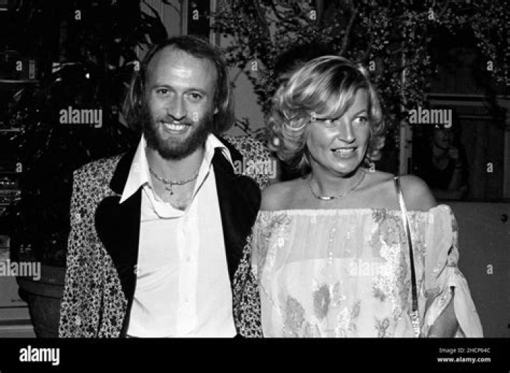 Maurice Gibb and his wife Yvonne Maurices, Barry gibb, Bee gees