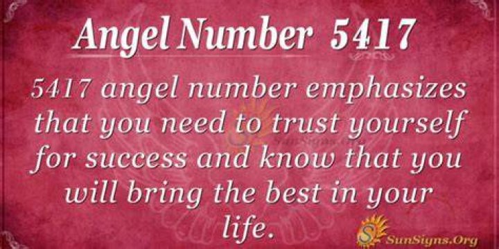 Meaning Of Angel Number 5417 What Is Its Symbolic Meaning? - 5417 Significance Spiritually And B