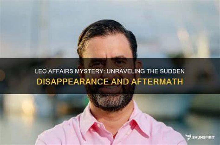 Medical Mystery: Unraveling The Disappearance Of Liam Fisher