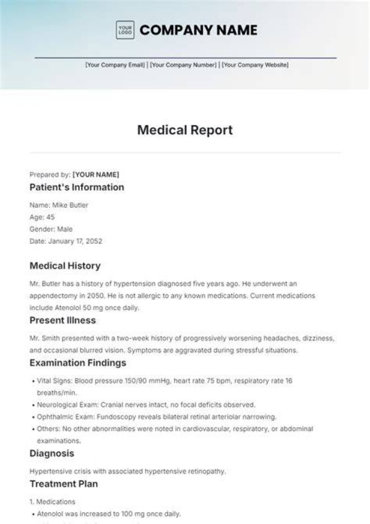 Medical notes