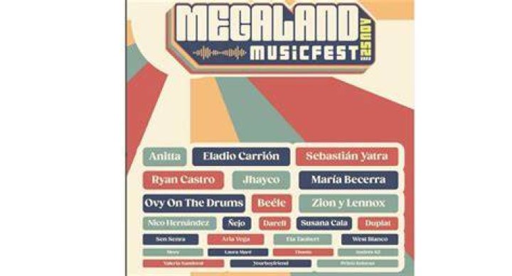 Megaland 2023 lista de artistas y precio de las boletas La Mega EN VIVO