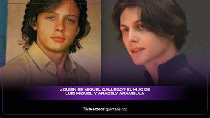 Miguel Gallego Ar&aacute;mbula, el primer hijo de Luis Miguel con Aracely