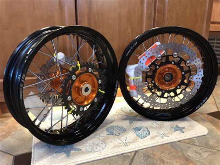 My new Warp9 Elites have arrived '19 KTM 500 EXC Conversion supermoto