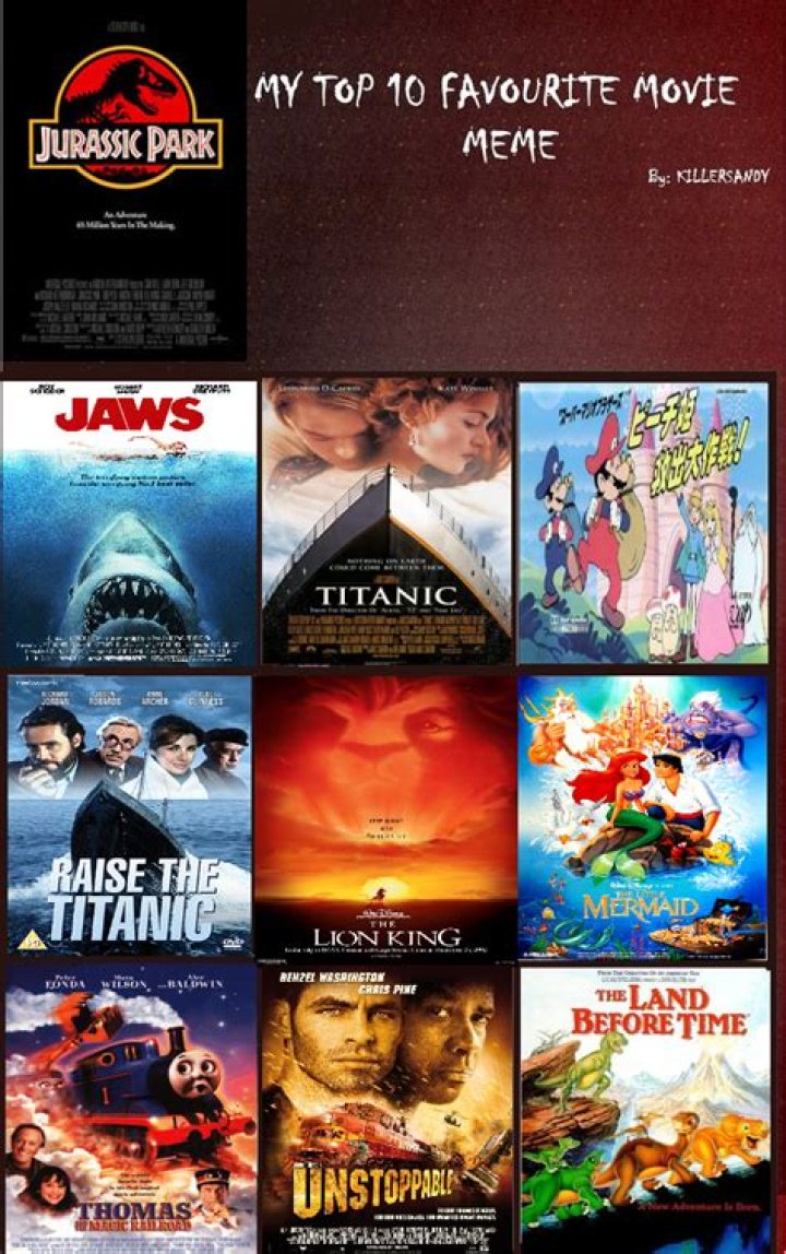 My Top 10 Favorite Movies as a Kid And So It Begins...