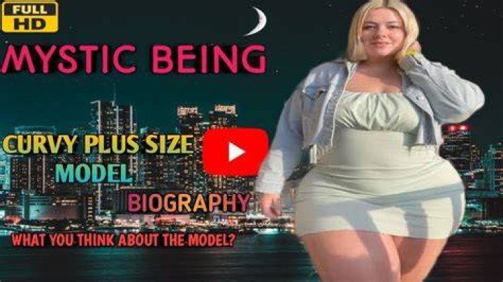 Mystic Being Biography BBW curvy plus size model, Age, wiki, net worth
