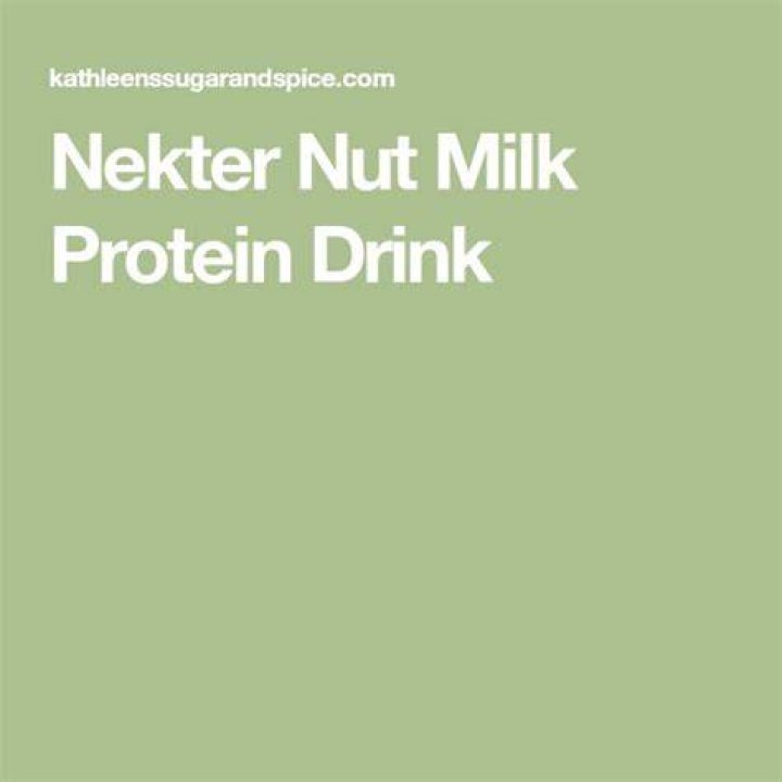 Nekter Nut Milk Protein Drink