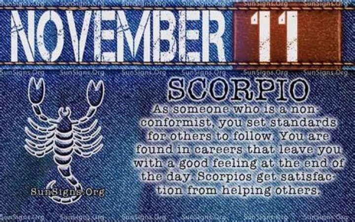 November 11 Zodiac Horoscope Birthday Personality ·