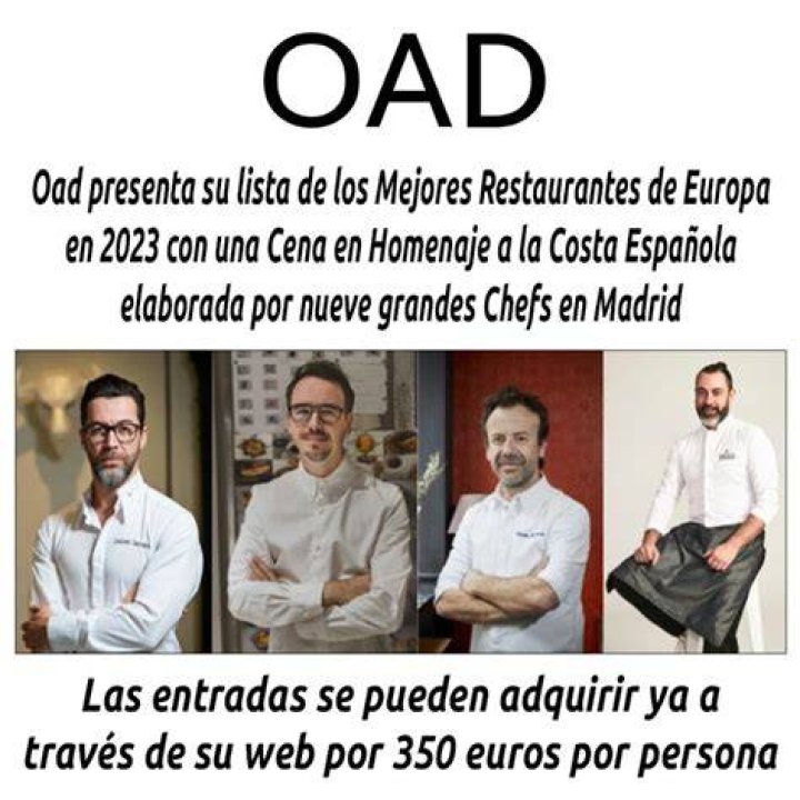 OAD revela su lista de los cien mejores restaurantes de Estados Unidos