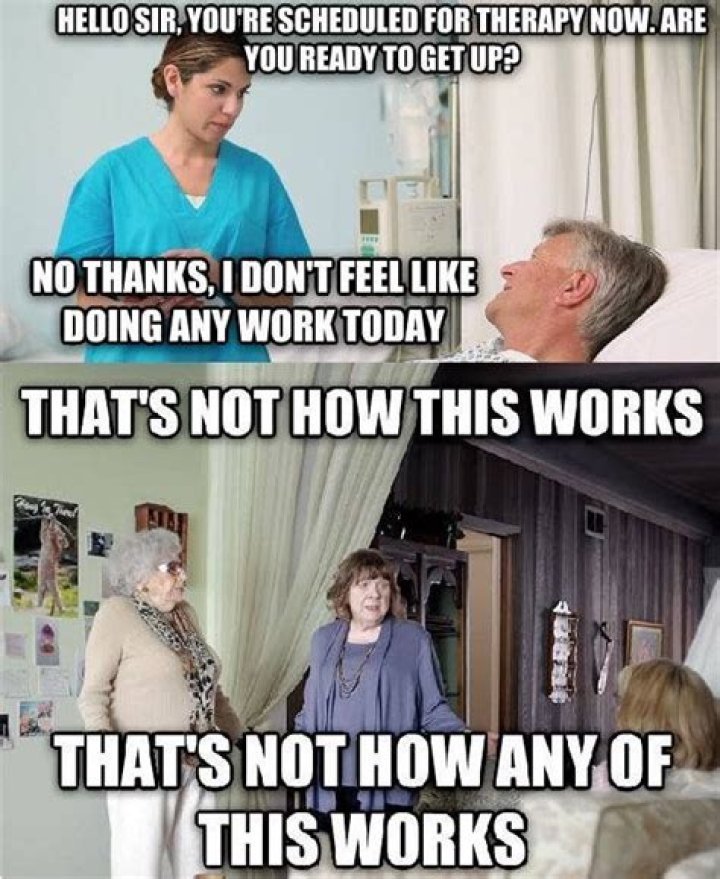 Occupational Therapy Memes Timeline Physical therapy humor