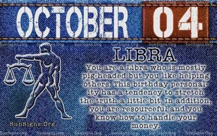 October 4 Zodiac Horoscope Birthday Personality