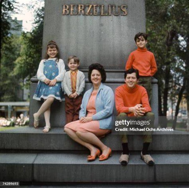 Olive and Osmond with three of their children Marie, Jimmy and
