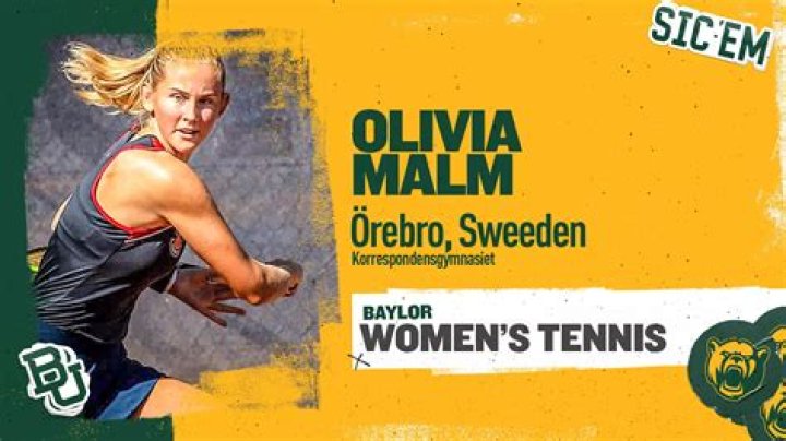 Olivia Malm Women's Tennis Baylor