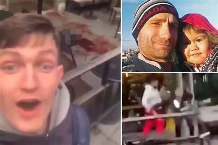 Original video of TikToker Alex Bodger filming Paul Schmidt being stabbed dead by Indeerdeep Singh G