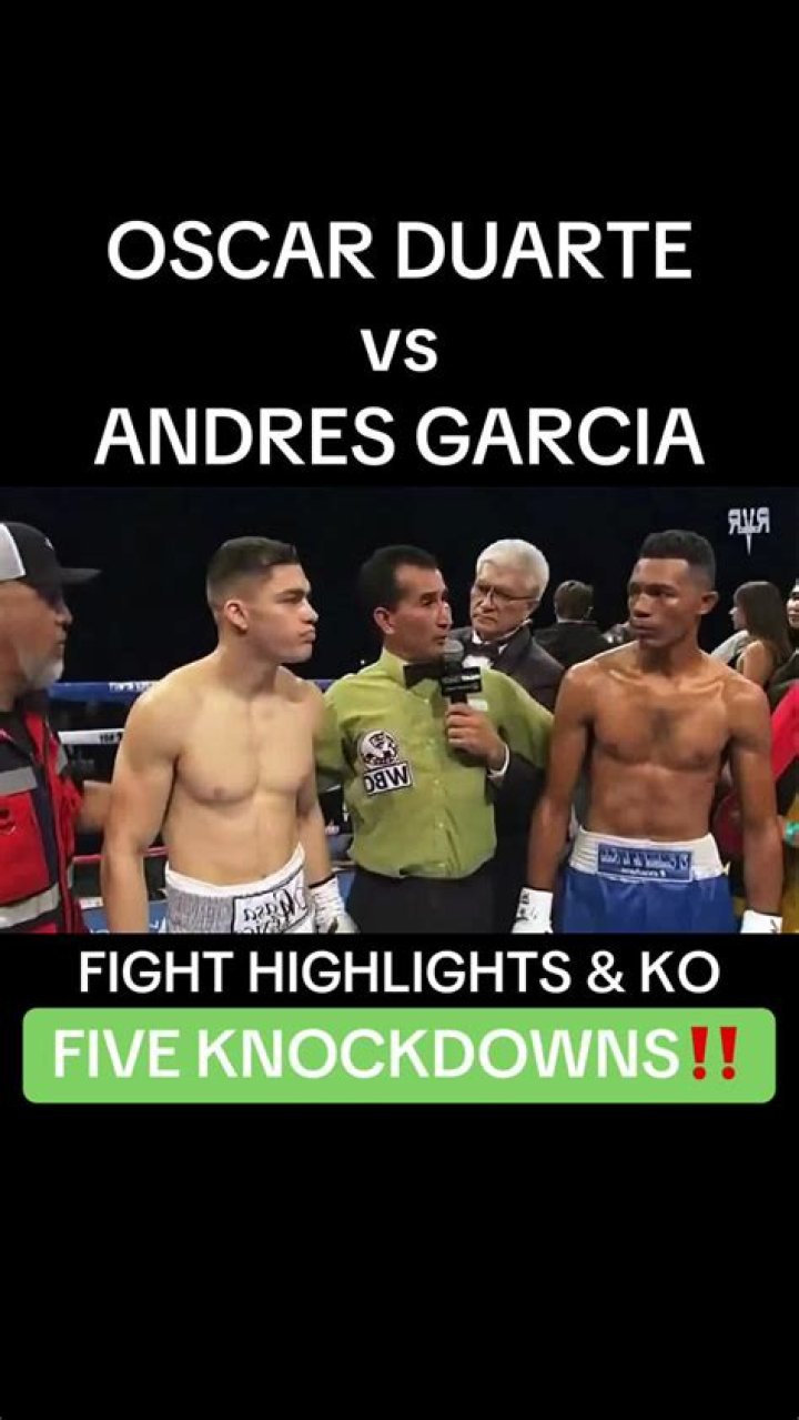 Oscar Duarte Scores Two Knockdowns, Stops Alex Martin In 8th Round