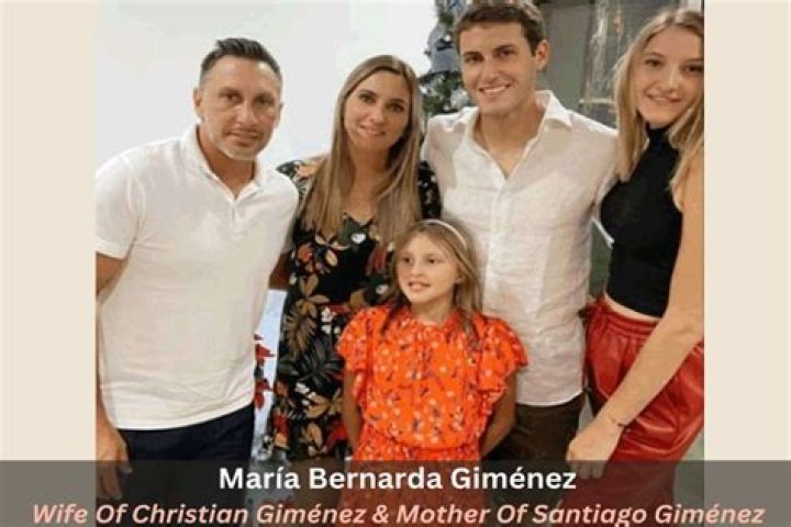 Parents Santi Gimenez Dad Christian And Mom Maria Bernarda Gimenez