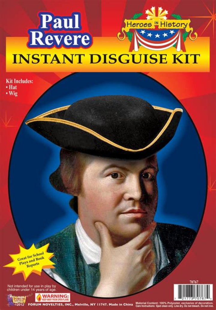 Paul Revere Historial Kit Kostume Room