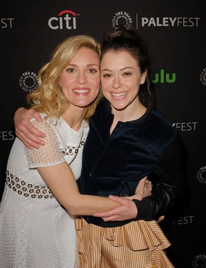 Pictured Tatiana Maslany and Kristian Bruun Celebrities at the 2018