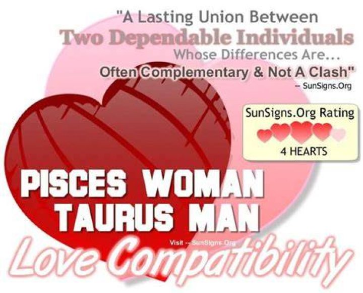 Pisces Woman And Taurus Man - A Lasting And Dependable Match