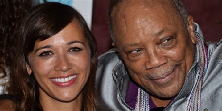 Rashida Jones and her dad, Quincy. r/pics