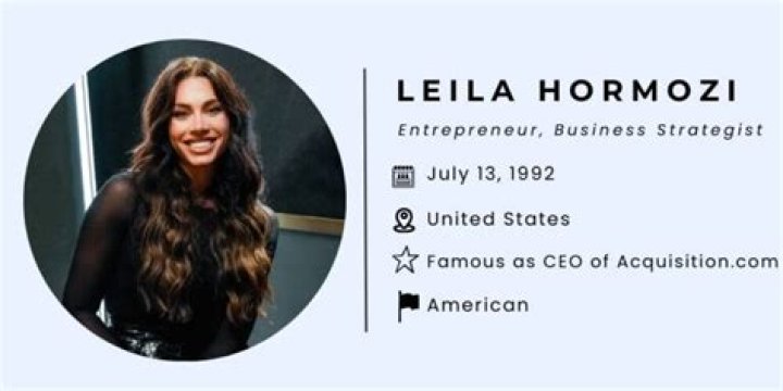 Reviewing Leila Hormozi&rsquo;s Net Worth